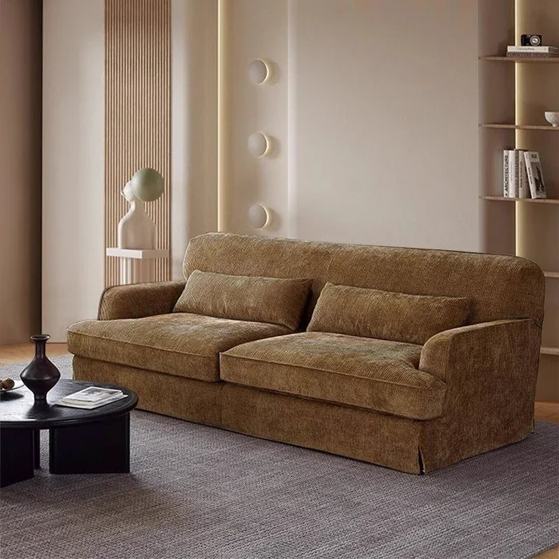 

European Floor Living Room Sofas Vintage Lazy Tiny House Relaxing Living Room Sofas Recliner Filling Divano Postmodern Furniture