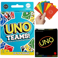 Uno TEAMS! Game Board Games UNO Minimalista Cards Table Family Party Entertainment UNO Games Card Toys Children Birthday gift