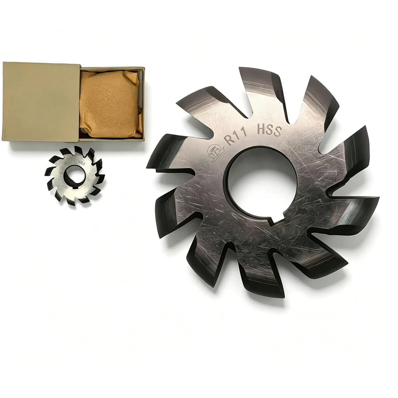 HSS M2 High Speed Steel Concave & Convex Semicircular Milling Cutter Half Round Radius Forming Milling Cutter For Metal Milling