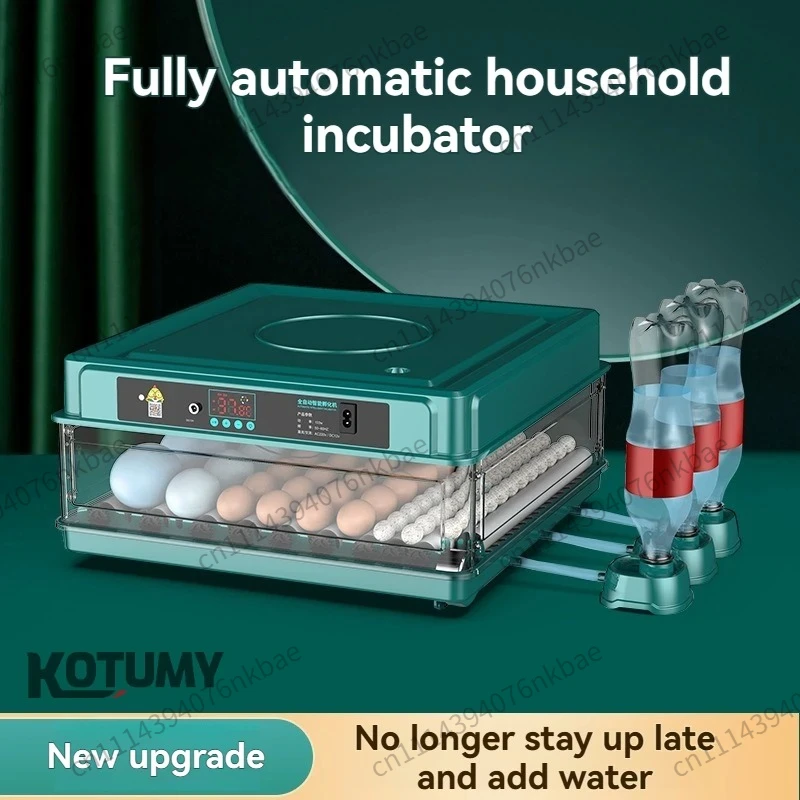 Intelligent Electric Incubator Dual Power Automatic Egg Turner for Chicken Duck Goose Pigeon Peacock Parrot Egg Hatching
