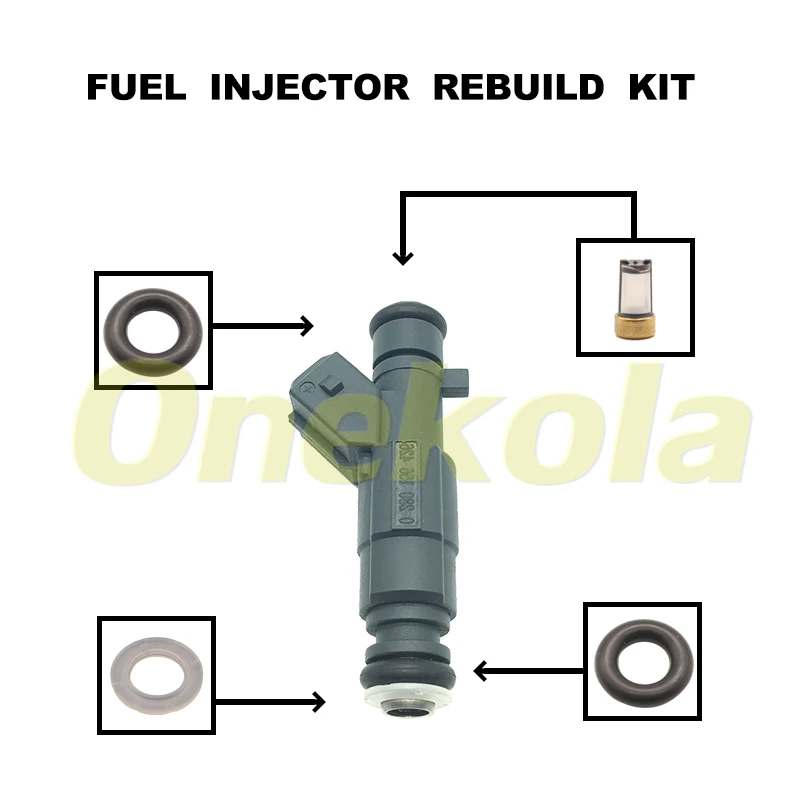 

Fuel Injector Seal O-Ring Kit Seals Filters for 0280156426 Great Wall M2 M4 Cool Bear Ling Ao C20R GW4G15 C30