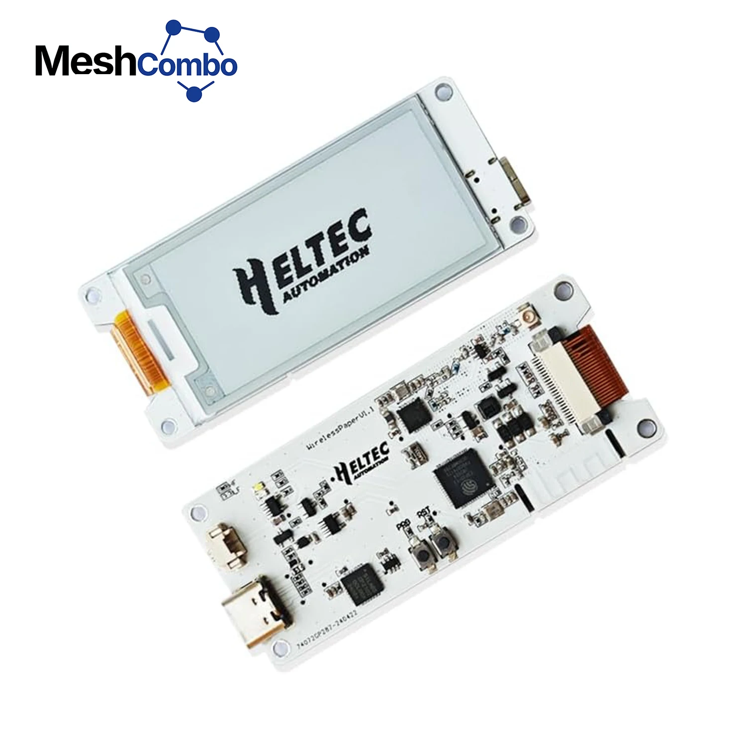 

Беспроводная мебеластичная бумага Heltec ESP32 SX1262 Dev-board 2,13-дюймовый черно-белый экран E-Ink 250 x 122P Wi-Fi LoRa BLE