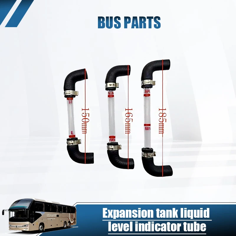 NEW Expansion Tank Sight Glass Tube Water Level Transparent Observation Tube for Yutong, Kinglong, Shenlong Bus Parts