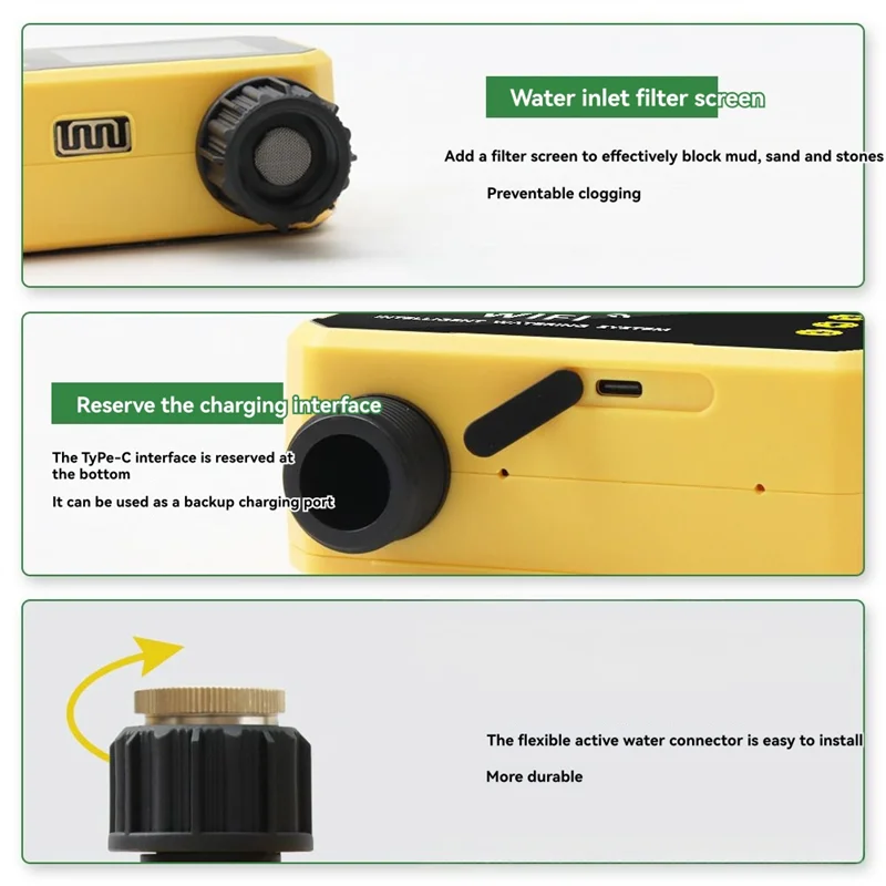 M13K-Solar Wifi Sprinkler Timer Remote App Control Automatic Watering Artifact Garden Irrigation Controller