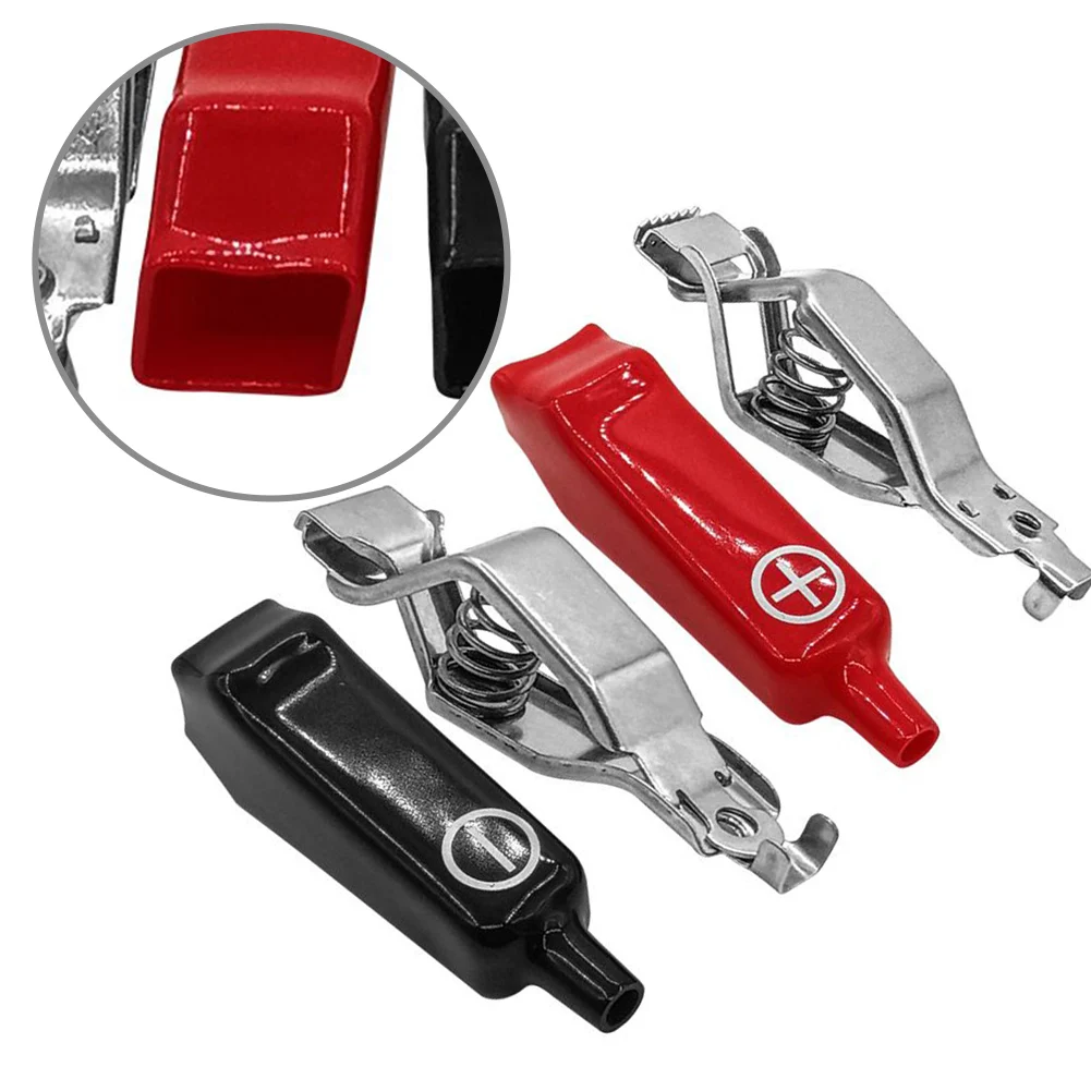 

30/50A Spring For Alligator Clamp Insulat Coating For Electrical Circuit Testing Battery Clamps Metal Clip For Car Boats