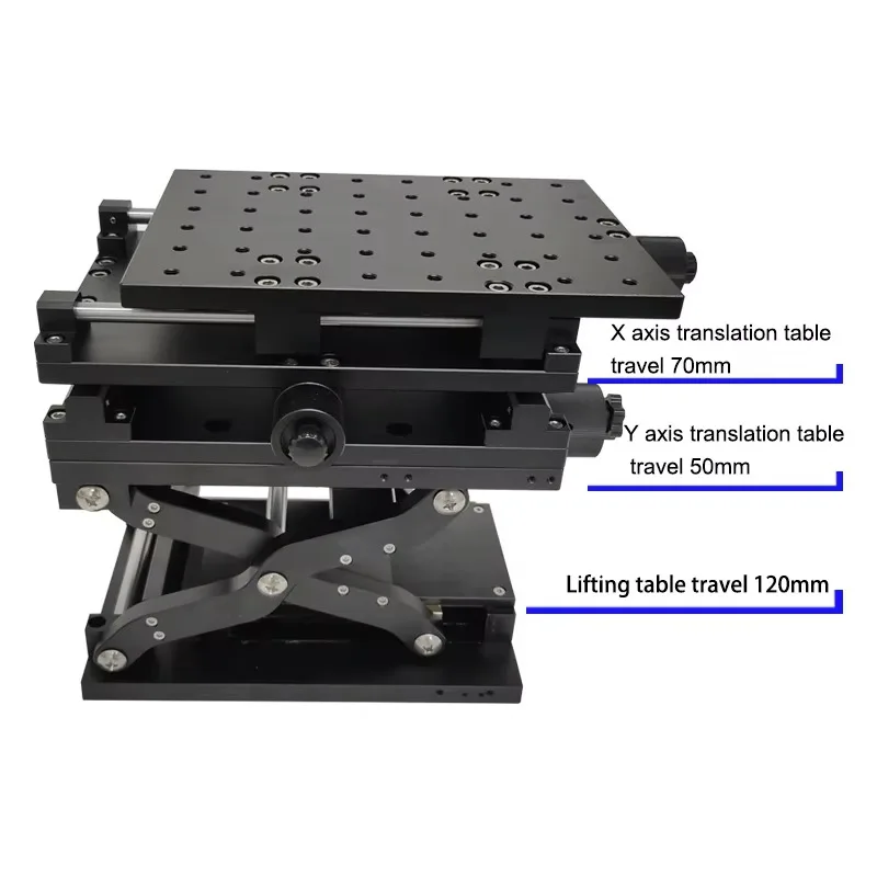XYZ Linear Displacement Stage Module Manual Three-Axis Control for Precision Motion Applications with 1 Year Warranty