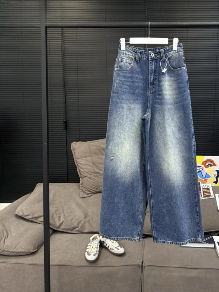 

VC Lazy King Acne Waed Small Straight Leg Jeans Autumn New Arrival Women's Premium Denim Pants Summer Long Trousers