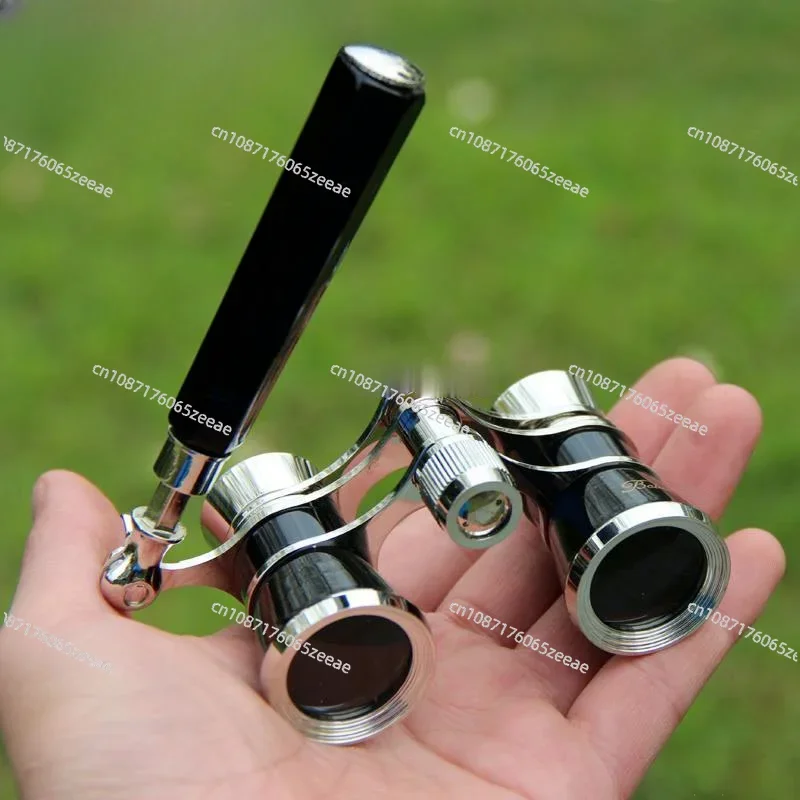 

Высококачественный роскошный маленький женский телескоп, оперное стекло, концертный драматический бинокль, металлический мини-телескоп 3x25