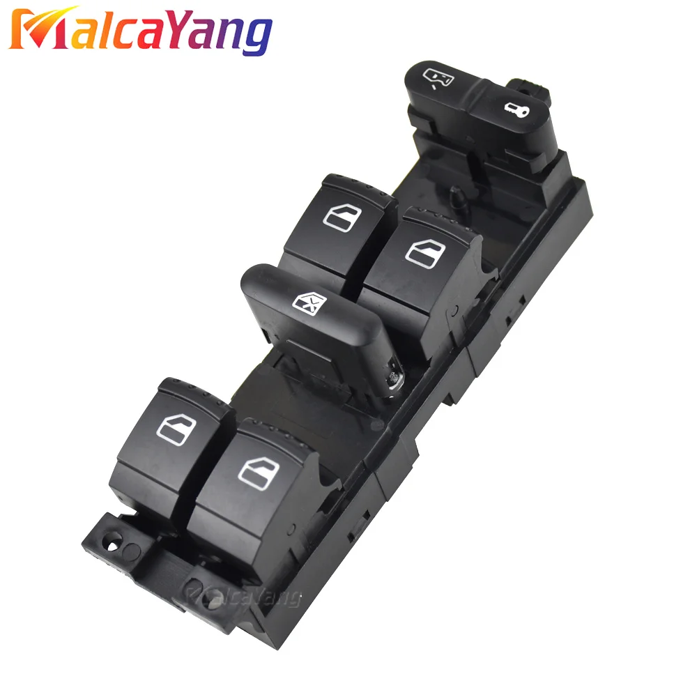 Window Panel Master Control Switch 1J4959857D For Volkswagen Golf 4 Jetta Bora Passat B5 Seat Leon Toledo 2000-2006 1J4959857B