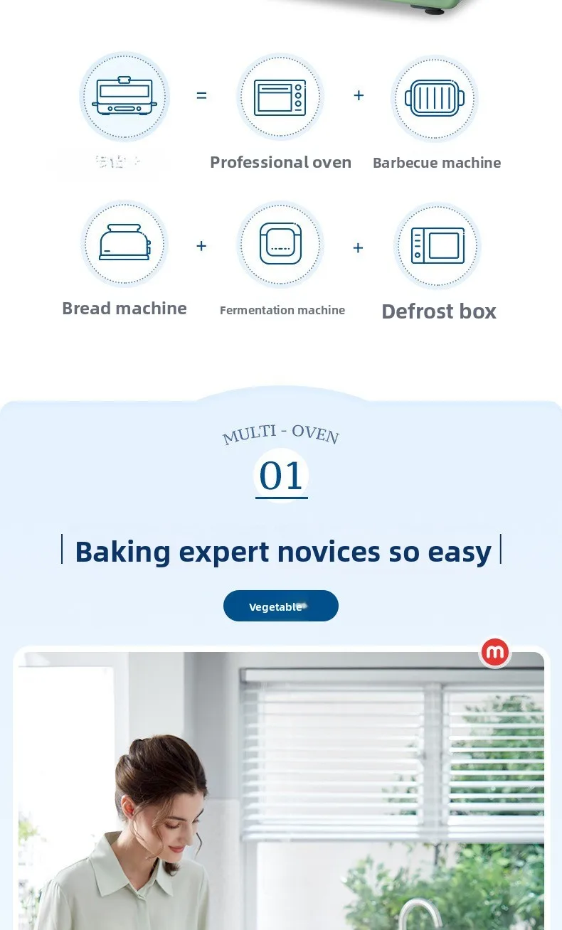 MR8800 Household Large Capacity Independent Temperature Control Multifunctional Integrated BBQ Machine