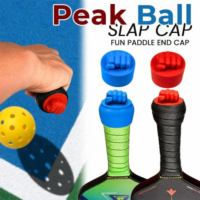 New 5pcs Color-Coded Pickleball Paddle End Caps Suitable For Paddles, Hot- Durable Balance Enhancing Handle Tips With Slap Cap