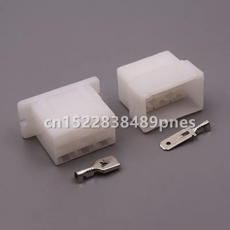 9 Pole 6.3 Series Car High Current Electric Wiring Harness Connector Automotive Plastic Housing Unsealed Plug