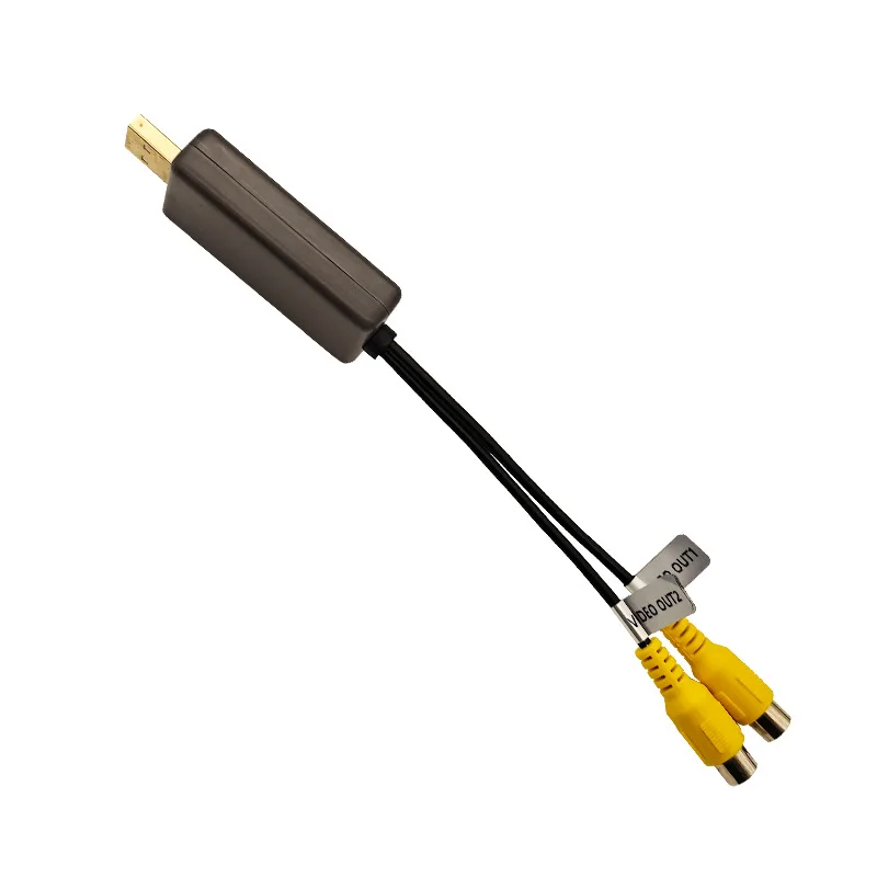 Interfejs adaptera wyjścia wideo USB na CVBS RCA Podłącz do urządzenia monitorującego dla systemu Android Radio Multimedia(A)