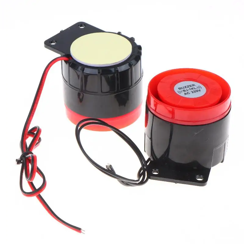 .Hot Sale-1Pc High Decibel Sound And Light Alarm 12V 24V 220V Buzzer Anti-theft Audio Electronic Horn Waterproof Dustproof