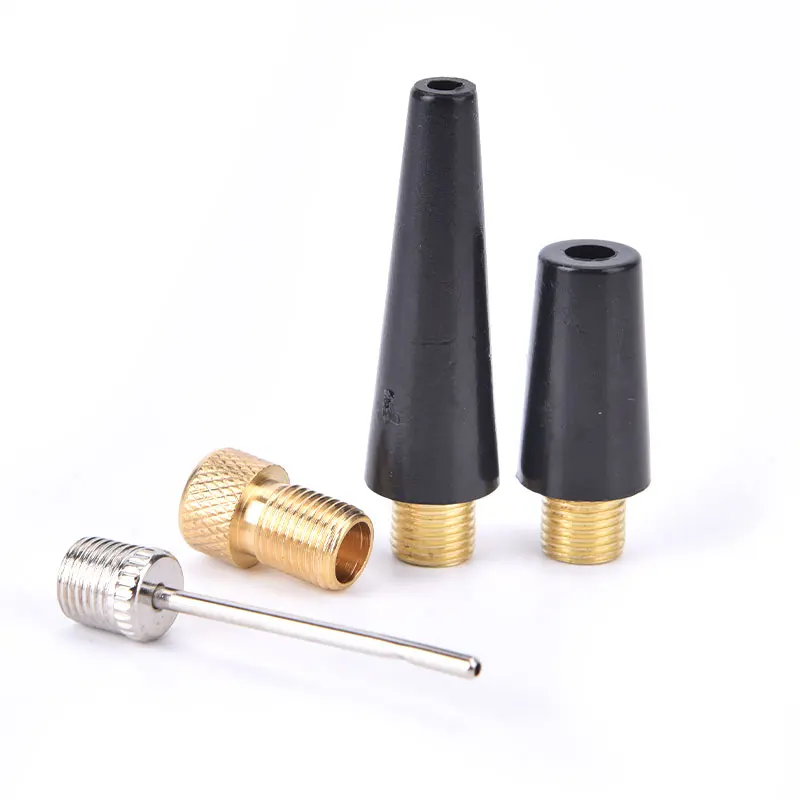 

3/4pcs Ball Needle Nozzle Adapter Kit For Ball Football Bicycle Tire Inflate Pump Random color