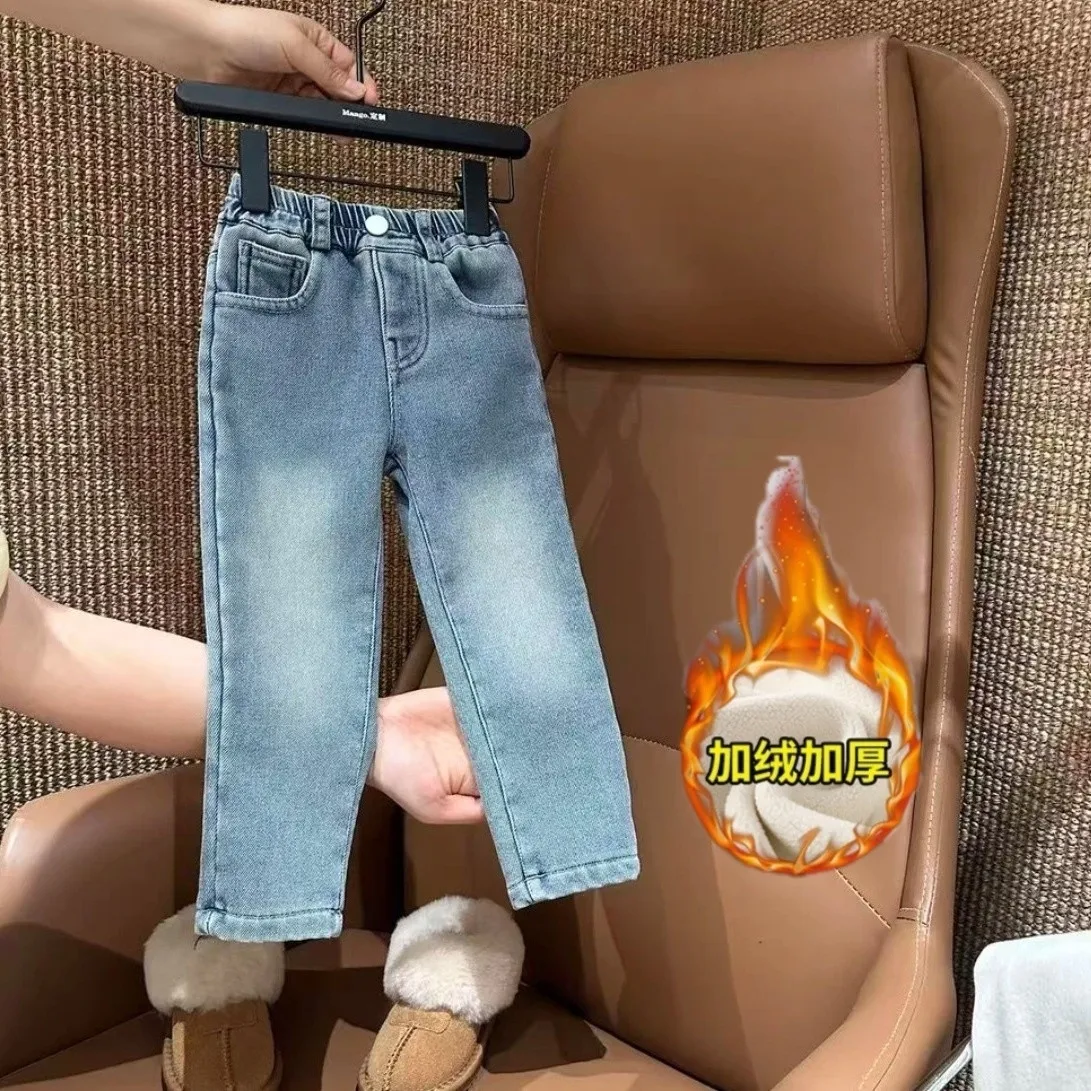 Dziewczęce ciepłe spodnie 2 4 6 7 lat, nowa kolekcja jesień/zima, dziecięce spodnie jednoczęściowe, aksamitne, bardzo grube, z rozszerzanymi nogawkami.