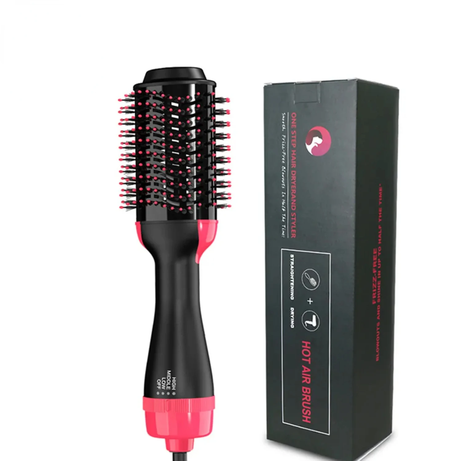 

3 IN 1 Hot Air Brush One-Step Hair Dryer And Volumizer Styler and Dryer Blow Dryer Brush Professional 1000W Hair Dryers