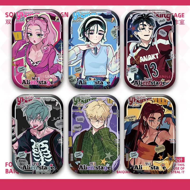 

Alien stage alien stage cosplay bar, Miki Tani, Ivan Till anime peripheral square double flash pendant