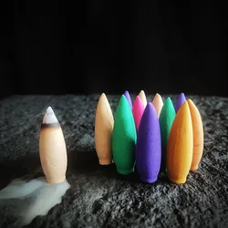FY 30 Minutes Oversized reflux  incense cones Sandalwood Lavender Jasmine Backflow Smoke Incense Purified Air  Home Fragrance