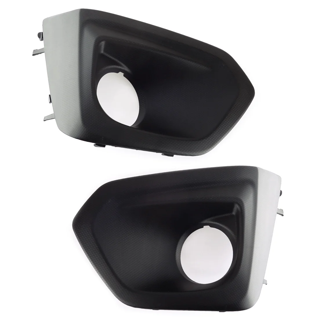 

1 Pair Black ABS Car Front Bumper Left Right Fog Light Lamp Cover Bezel 57731-FJ000 57731-FJ010 Fit for Subaru Impreza 2012-2014