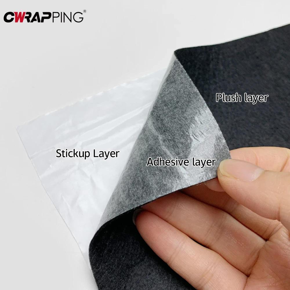 Car Wrap Vinyl Self Adhesive Car Lining Carpet Felt Water and Oil Proofing Kitchen Home Shockproof Felt Carpet Auto Accessories