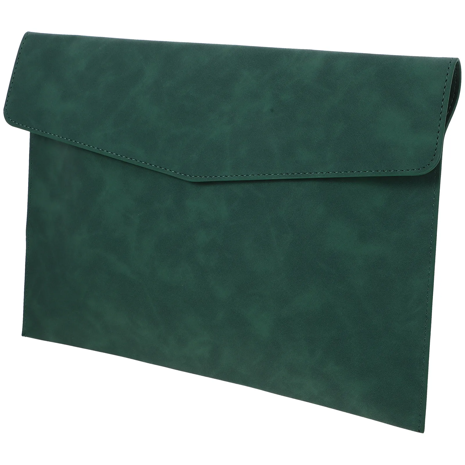 

Faux File Pouch Compact Document Bag for Passports Cards Money Certificates Electronics Organized File Storage Folder