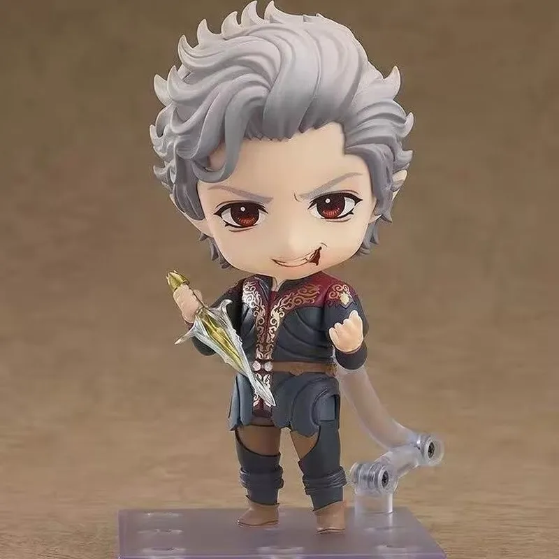 Figura de acción Nendoroid Anime Versión Q 2819 Astarion, Elfo de Pelo Gris, Adorno Coleccionable de Escritorio, Regalo, Modelo de Juguete con Articulaciones Móviles