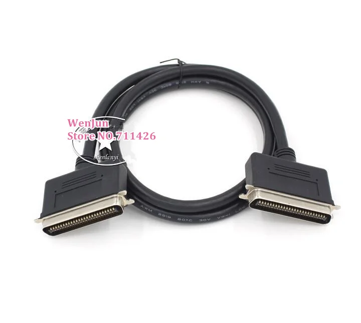 High Quality CN50p SCSI 50Pin Male to MALE Servo Data Connector for Scanner specific cable CN50 pin Power Cable 1.8M