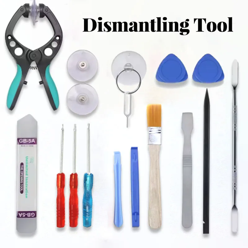 Ensemble d'outils de démontage et de réparation, adapté aux consoles de jeux, ordinateurs, téléphones portables, tablettes, barres de levier, outils polyvalents