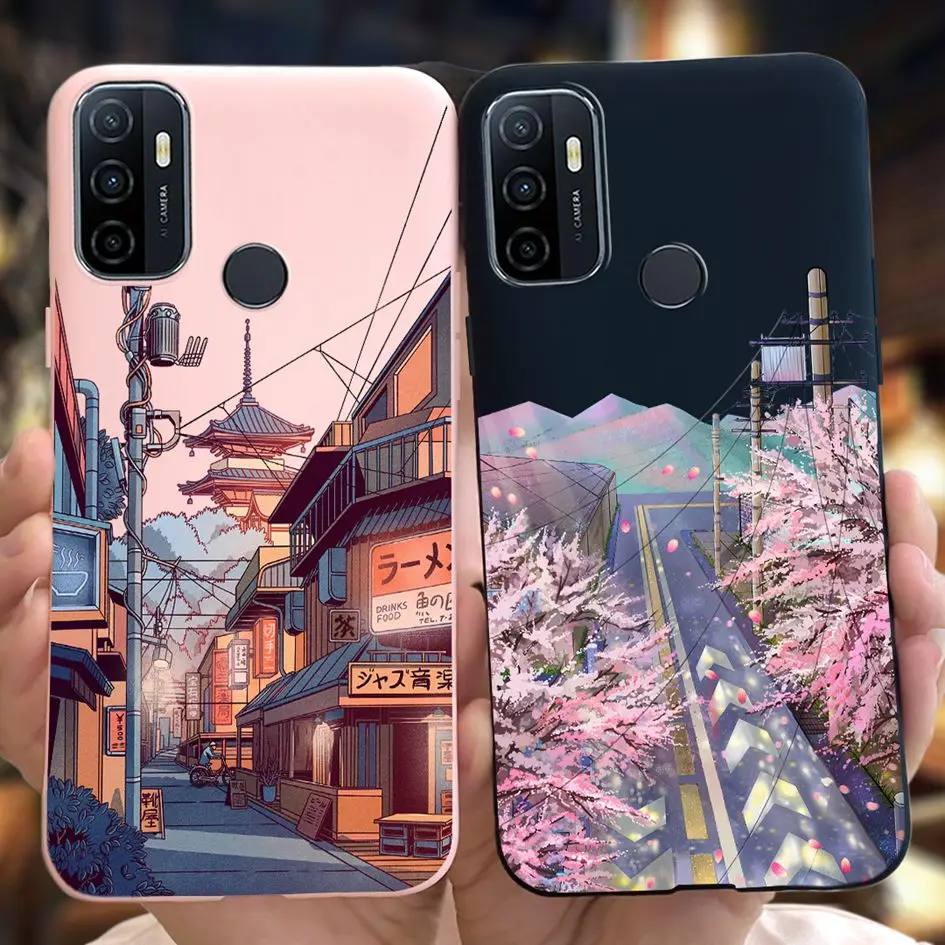 For Oppo A53 2020 Case Luxury Pattern Soft Silicone Cover Phone Case For OPPO A53S A32 2020 CPH2139 CPH2135 Coque OPPOA53S Funda