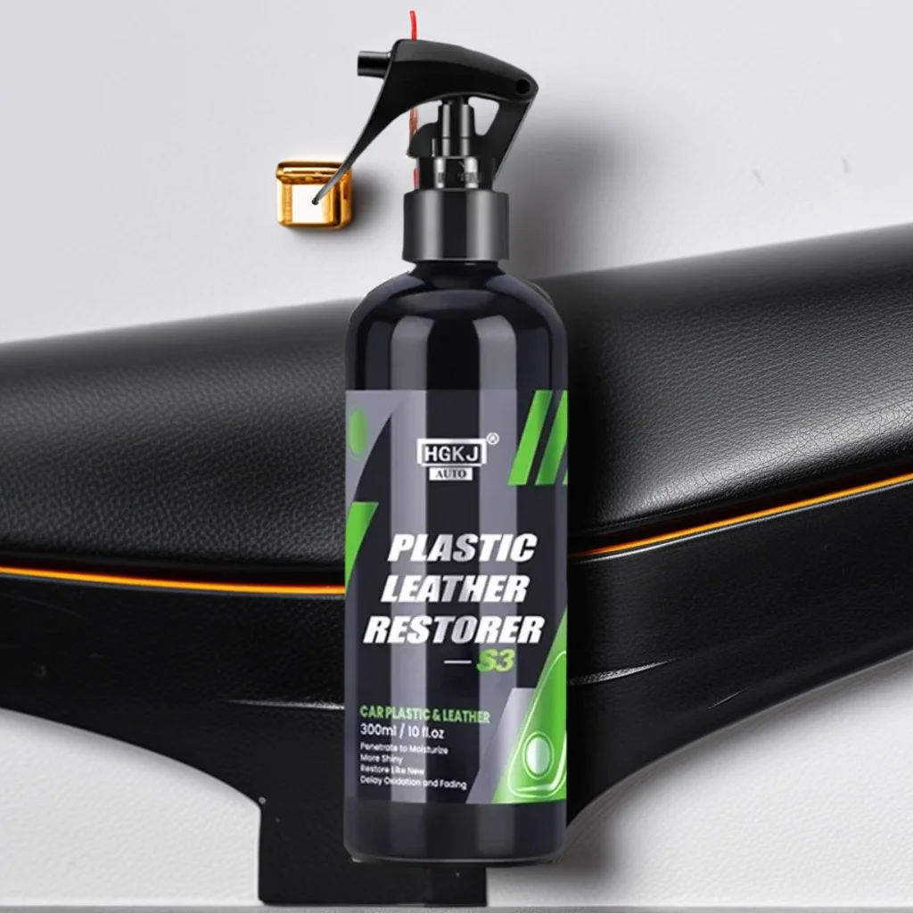 

​​100ML Car Plastic & Leather Restorer Spray - Back to Black Gloss for Interior Renovation​​