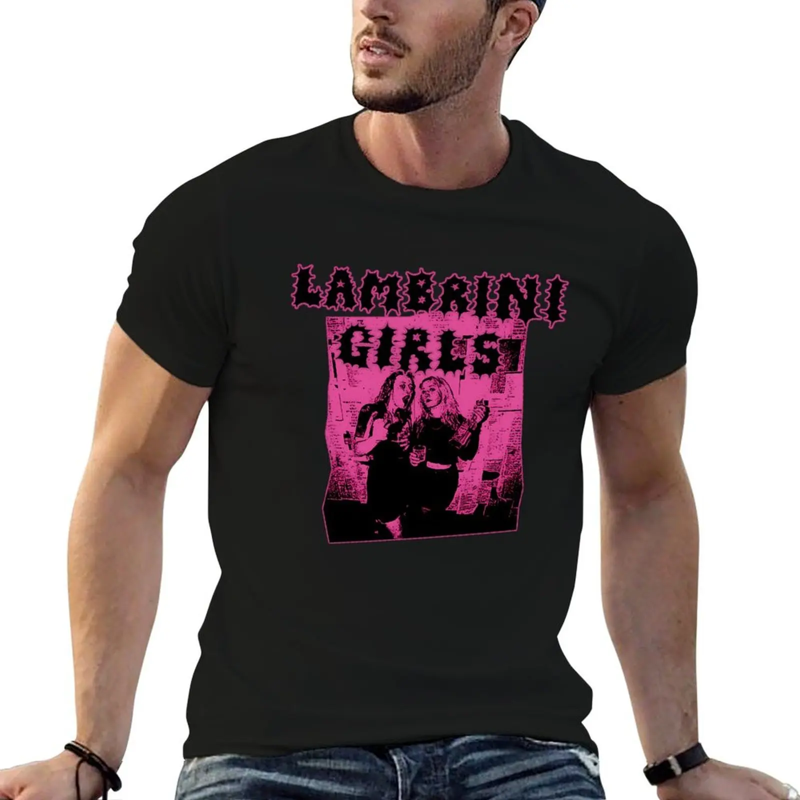 

Vintage Grunge Style - Lambrini Girls Band T-Shirt cotton t shirt man man t shirt cotton high quality T-Shirt