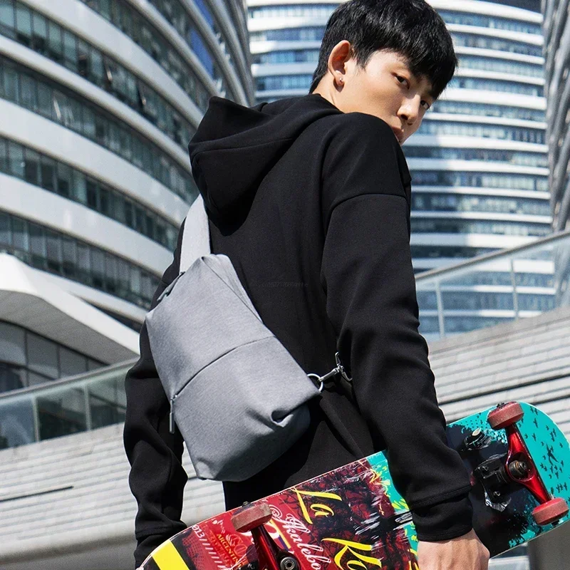 Xiaomi Backpack Sling Bag Portable Leisure Chest Pack Small Size 4L Shoulder Belt Bag Women and Men Rucksack Crossbody Bag