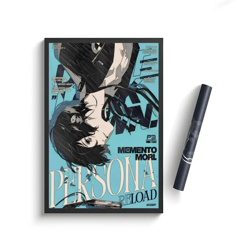Game P-Persona 3 Reload Poster, Wandkunstdruck, geeignet für Wohnzimmer, Schlafzimmer, Bar, Salon, Heimdekoration, Geschenk – Detail 22