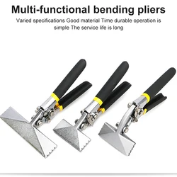 Alloy Steel Bending Pliers Hand Seamer Wide Jaw Straight 80mm/Elbow 80mm/Straight 150mm Tools For Welding Clamps Pliers Tools