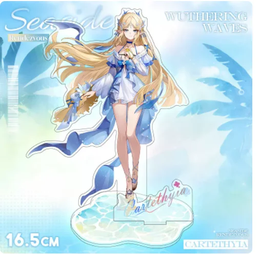 Anime Wuthering Waves Cartethyia Zani Rover Acrylic Stand Figure Model Plate Cosplay Collection Desktop Decor Gifts MYQP
