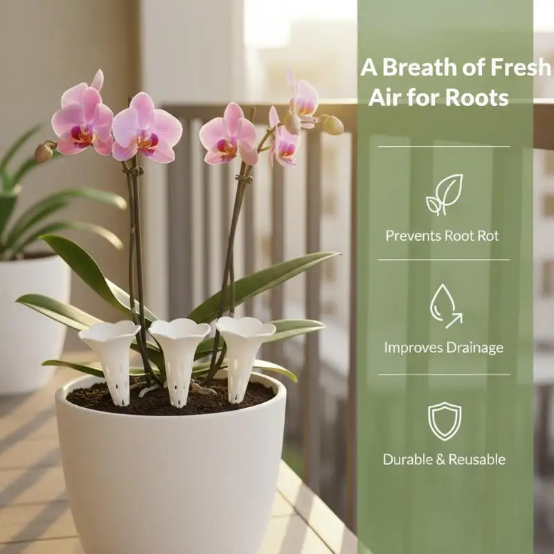10Pcs Breathable Plant Watering Device Conical Root Protector Supports Seedling Growth in Indoor Home Greenhouses