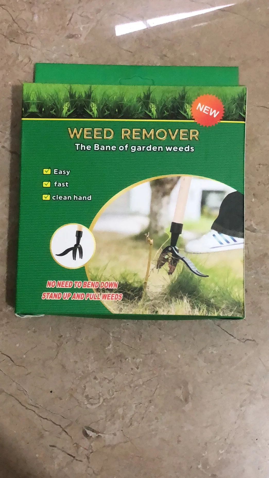 ساحبة حديقة عامودية من دون ثني وقاتلة أعشاب ضارة ، نمط جديد ، ساحبة جذور ذات تصميم بسيط ، 2 صيحات