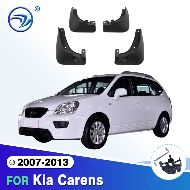 4pcs High Quality Mudguard Splash Guards Fender Mud Flaps For Kia Carens 2007 2008 2009 2010 2011 2012 2013