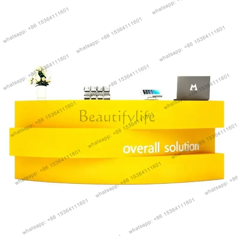 Best Sellers Modern Simple Reception Desks Beauty Salon Specialized Reception Desks Product Office Furniture Mostrador De Recepc