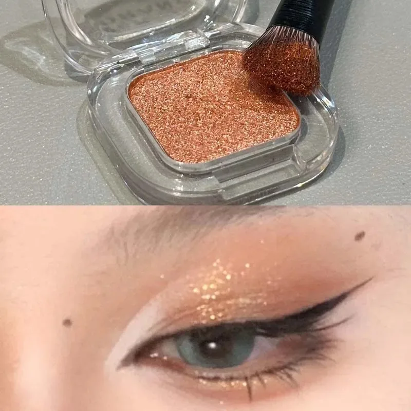 Palette de fards à paupières rouge marron Palette de maquillage multifonctionnelle soyeux mat corail rouge Eyeliner ver à soie ombre inférieure Eyeliner maquillage