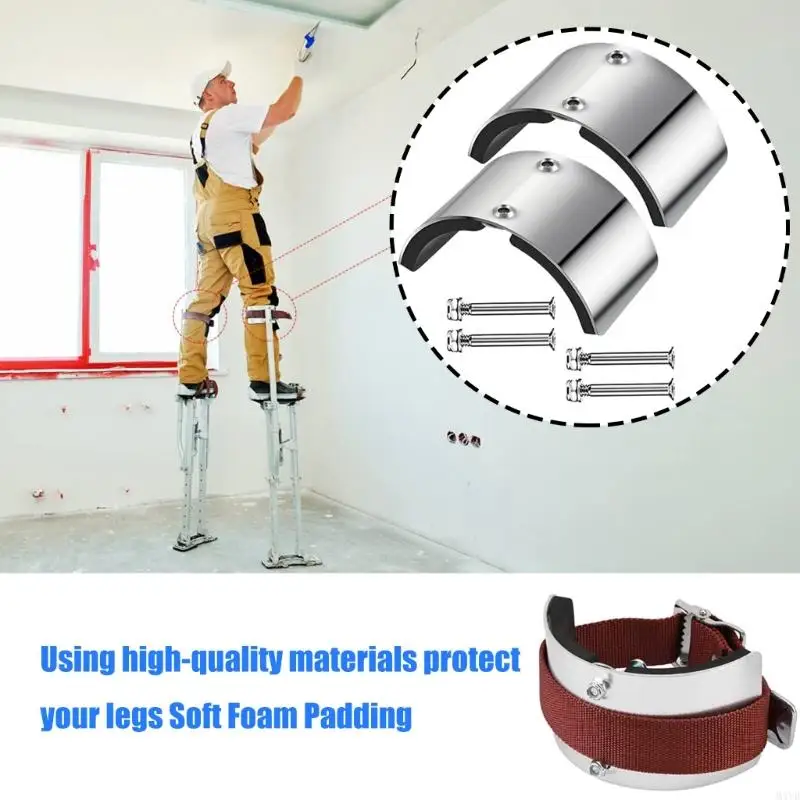 2pcs stilt stilt part stilt bend plates aluminium alloy plate plate stilts accessories kits m4yd