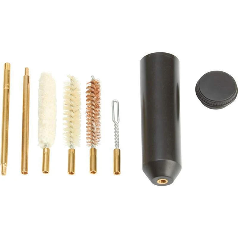 38/357/9Mm 7 pz/set Kit di pulizia per pistole pistola spazzola per asta strumenti per la pulizia della pistola professionale Set di strumenti per la pulizia della pistola accessori per pistole