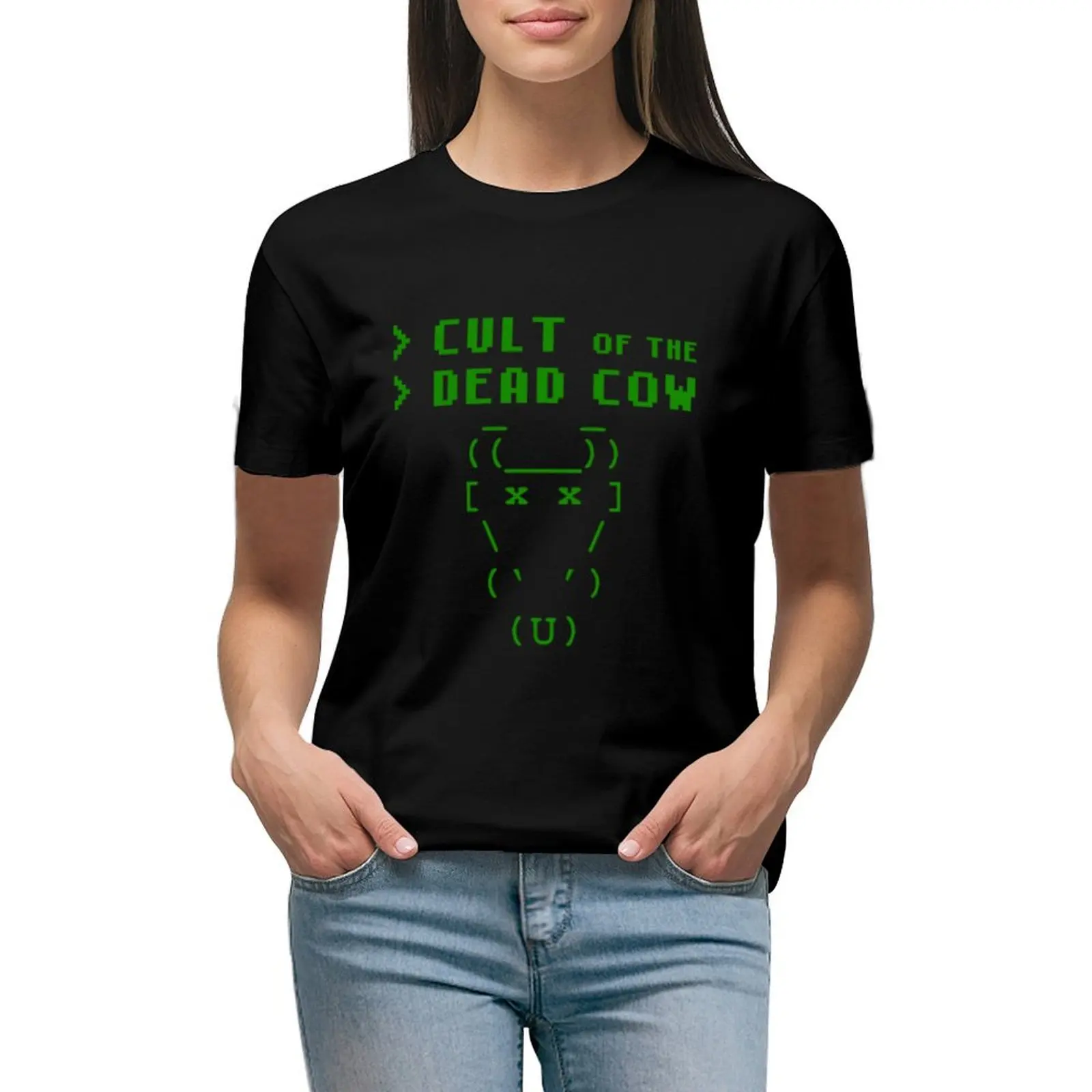 

Cult of the dead cow T-shirt female summer clothes t shirts for Womens