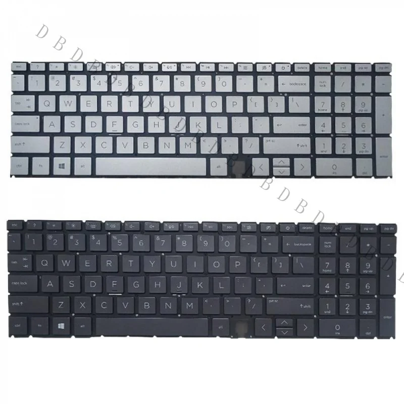 AA+New Black / Silver Backlit Laptop Keyboard For HP ENVY 15 15-ED TPN-C149 15-AG TPN-W140 Notebook