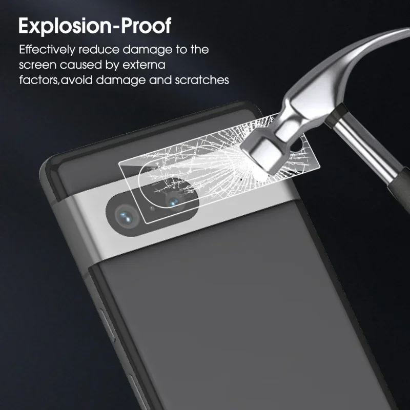 Protecteur d'objectif d'appareil photo pour Google Pixel 8 7 Pro, anti-rayures, verre guatémaltèque, couvercle de protection transparent pour Google Piexel 8 7 8/7Pro