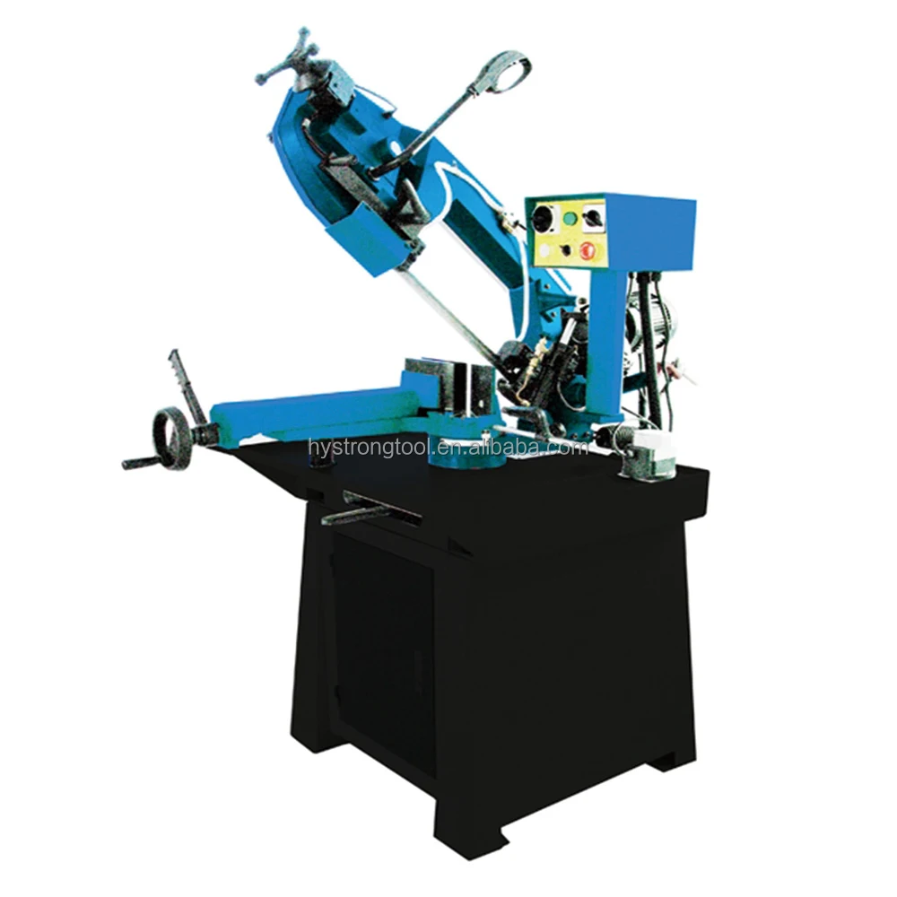 Hystrong Portable Bandsaw Machine Small Horizontal Manual Sawing Cutting Machine