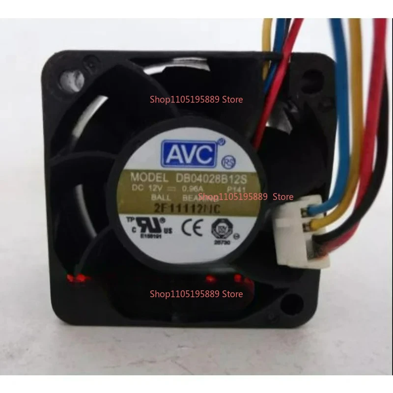 

New CPU Cooling Fan For AVC DB04028B12S 12V 0.96A 4CM PWM Violent Fan 4028 40*40*28mm