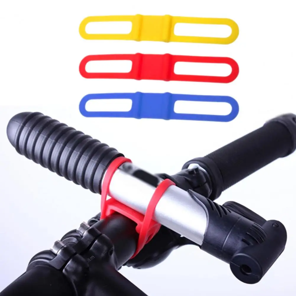 Cycling Light Holder Handlebar Silicone Strap Band Phone Elastic Tie Rope Bicicleta Torch Flashlight Bandage Bicycle Accessories