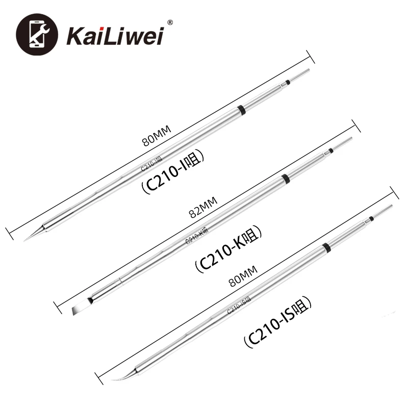 Stazione di saldatura Kailiwei B210 regolazione digitale OLED Auto Sleep 1s riscaldamento rapido JBC 210 Micro strumento di saldatura per